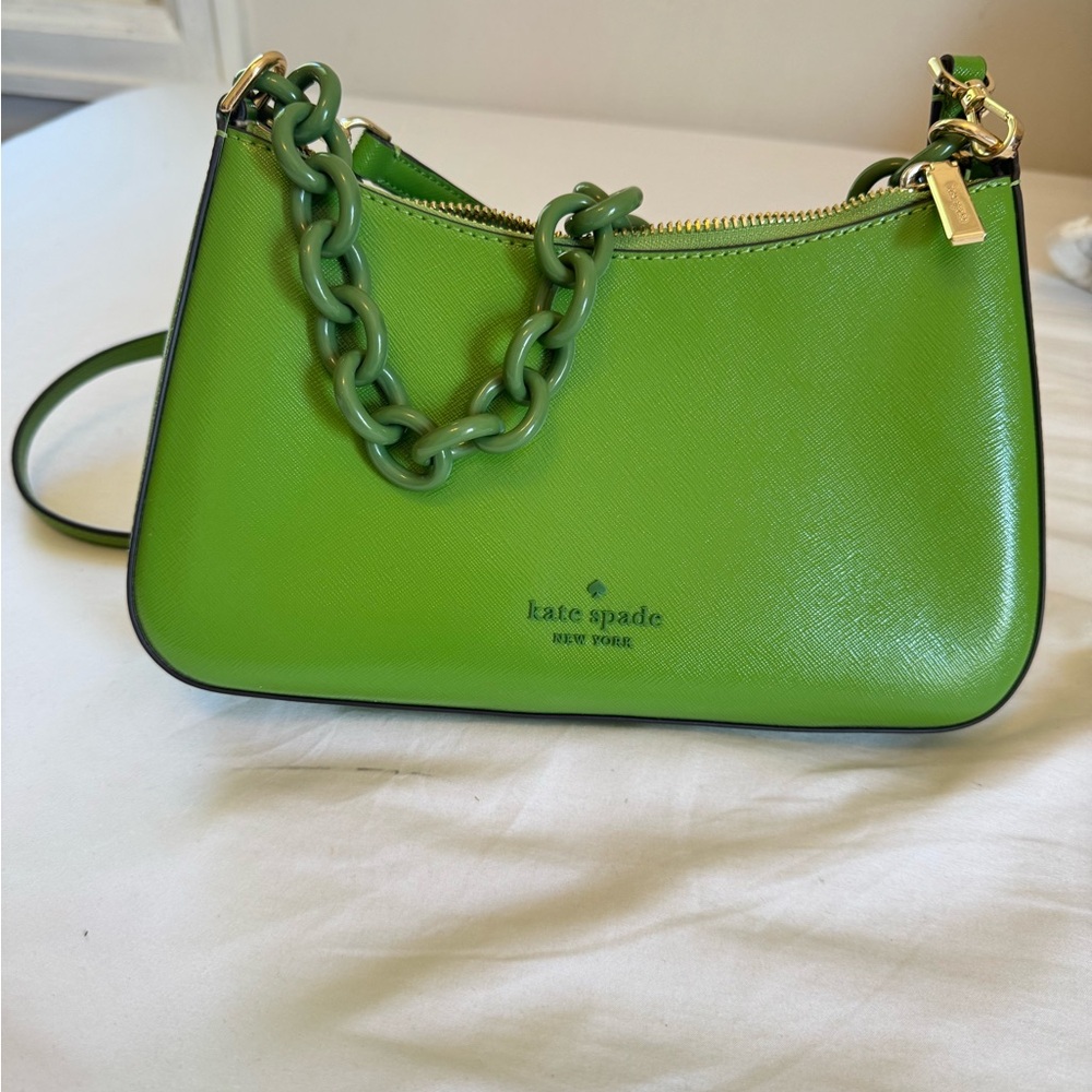 Kate Spade Lime Green Shoulder Bag - Picture 2 of 7